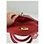 Vintage Courreges Ledertasche Rot Gold - Ansicht 7