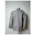 Vintage Dior Linen Blazer Light Grey Stripe S - view 12