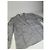 Vintage Dior Linen Blazer Light Grey Stripe S - view 9