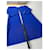 Robe en mélange de laine vintage Yves Saint Laurent Bleu vif M  - vue 6