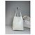 Bolsa Tote de Couro Vintage Courreges Branco - vista 10