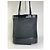 Tote in mesh e pelle vintage Courreges nero argento - vista 15