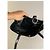 Tote in mesh e pelle vintage Courreges nero argento - vista 3