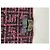 Sciarpa Vintage Fendi FF Monogram Nero Rosa - vista 3