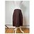 Céline Gonna in twill di cotone vintage Celine Marrone L - vista 15