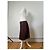 Céline Gonna in twill di cotone vintage Celine Marrone L - vista 2