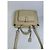 Bolso de hombro de cuero vintage Gucci Crema Plata Beige - vista 8