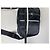 Vintage Courreges Nylon Messenger Bag Schwarz Weiß - Ansicht 12