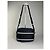 Vintage Courreges Nylon Messenger Bag Schwarz Weiß - Ansicht 2