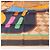 Carré 90 Hermès Double Face "Tapis de Selle" in seta Arancione - vista 4