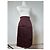 Céline Gonna vintage Celine in misto lana bordeaux M Bordò - vista 12