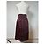 Céline Gonna vintage Celine in misto lana bordeaux M Bordò - vista 13