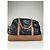 Tote in pelle granulata vintage Loewe Nero Tan - vista 2