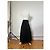 Giorgio Armani Saia Maxi Vintage Armani Preta com Zíper Prateado M Preto - vista 3
