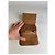 Edge Céline Vintage Celine Macadam Canvas Wallet Beige Brown - view 5