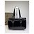 Tote Vintage Gucci in vernice nero e argento - vista 14