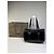 Tote Vintage Gucci in vernice nero e argento - vista 2