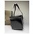 Tote Vintage Gucci in vernice nero e argento - vista 6