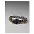 Orologio da polso vintage Givenchy in acciaio inossidabile blu e oro - vista 6