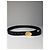 Céline Vintage Celine Ledergürtel Schwarz Goldene Schnalle - Ansicht 11