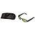 Baguette Vintage Fendi Logo Sunglasses Green Yellow Silver