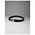 Edge Céline Vintage Celine Gürtel aus glattem Leder Schwarz Braun Goldene Schnalle - Ansicht 10