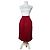 Gonna in velluto a coste di cotone vintage Dior Rossa M Rosso