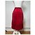 Gonna in velluto a coste di cotone vintage Dior Rossa M Rosso - vista 3