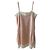 Maison Martin Margiela Maison Margiela Abito sottoveste in seta e pizzo rosa
