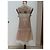 Maison Martin Margiela Maison Margiela Abito sottoveste in seta e pizzo rosa - vista 8