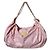Borsa Hobo Pinko in pelle metallizzata rosa