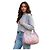 Borsa Hobo Pinko in pelle metallizzata rosa - vista 2