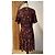 Burberry Seidenkleid mit Blumenprint Schwarz Pink Orange Bordeaux - Ansicht 2