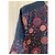 Burberry Seidenkleid mit Blumenprint Schwarz Pink Orange Bordeaux - Ansicht 5