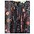 Burberry Seidenkleid mit Blumenprint Schwarz Pink Orange Bordeaux - Ansicht 7