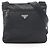 Borsa a tracolla Prada TESSUTO + SAFFIANO Nero
