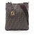 Bolsa de mão/Bolsa de ombro Fendi Zucca Marrom Preto
