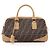 Borsa Fendi Zucca nera e beige in pelle e tela Nero