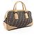 Borsa Fendi Zucca nera e beige in pelle e tela Nero - vista 2
