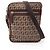 Borsa a Spalla Fendi Zucchino Marrone Beige