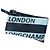 Pochette Longchamp London Nero Bianco - vista 2