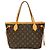 Borsa Tote Louis Vuitton Neverfull PM Marrone Monogramma