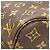 Borsa Tote Louis Vuitton Neverfull PM Marrone Monogramma - vista 10