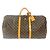 Borsa Boston Louis Vuitton Keepall 60 Marrone Monogramma