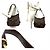 Borsa a Spalla Louis Vuitton Highbury Marrone Damier ebene - vista 9
