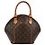 Borsa Louis Vuitton LV Ellipse PM Marrone Monogramma