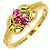 Anello 1 Christian Dior in oro giallo 18K