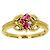 Anello 1 Christian Dior in oro giallo 18K - vista 2