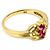 Anello 1 Christian Dior in oro giallo 18K - vista 4