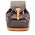 Zaino/Borsa Louis Vuitton Montsouris MM Marrone